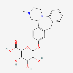 3,4,5-Trihydroxy-6-[(5-methyl-2,5-diazatetracyclo[13.4.0.02,7.08,13]nonadeca-1(19),8(13),9,11,15,17-hexaen-11-yl)oxy]oxane-2-carboxylic acid