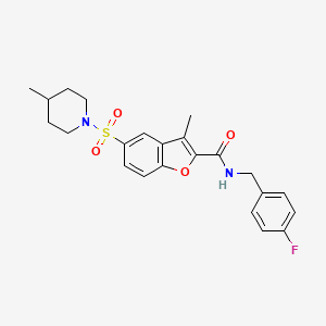 molecular formula C23H25FN2O4S B14999298 Calcium Channel antagonist 2 