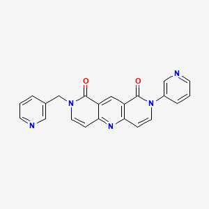 2-(pyridin-3-yl)-8-(pyridin-3-ylmethyl)pyrido[4,3-b][1,6]naphthyridine-1,9(2H,8H)-dione