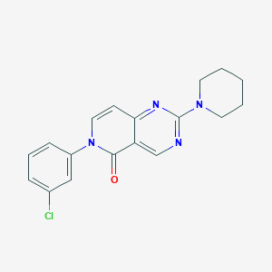 6-(3-chlorophenyl)-2-(piperidin-1-yl)pyrido[4,3-d]pyrimidin-5(6H)-one