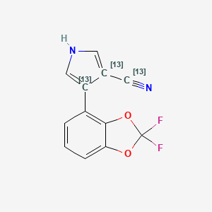 molecular formula C12H6F2N2O2 B1499940 Fludioxonil-13C3 CAS No. 1185003-07-9