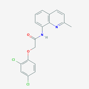 2-(2,4-dichlorophenoxy)-N-(2-methylquinolin-8-yl)acetamide