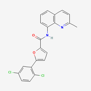 5-(2,5-dichlorophenyl)-N-(2-methylquinolin-8-yl)furan-2-carboxamide