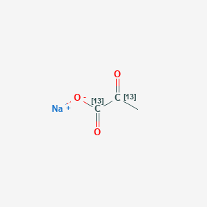 molecular formula C3H3NaO3 B1499960 Sodium pyruvate-1,2-13C2 CAS No. 312623-97-5