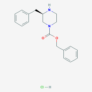 (R)-Benzyl 3-benzylpiperazine-1-carboxylate hydrochloride