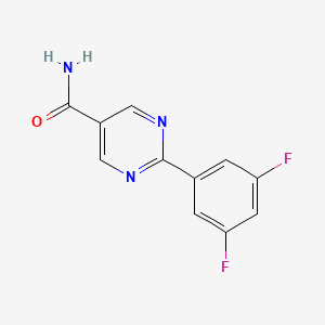 2-(3,5-Difluorophenyl)pyrimidine-5-carboxamide