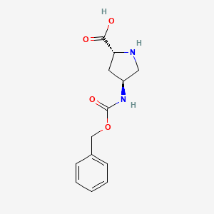 (2R,4S)-4-(((Benzyloxy)carbonyl)amino)pyrrolidine-2-carboxylic acid