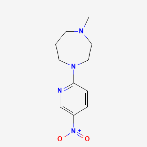 molecular formula C11H16N4O2 B1499986 1-Methyl-4-(5-nitropyridin-2-yl)-1,4-diazepane 