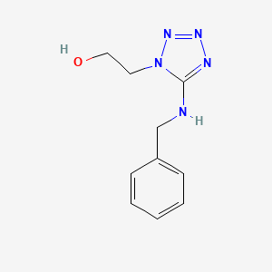 2-[5-(benzylamino)-1H-tetrazol-1-yl]ethanol