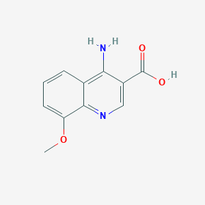 4-Amino-8-methoxyquinoline-3-carboxylic acid