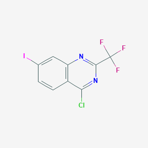 4-Chloro-7-iodo-2-(trifluoromethyl)quinazoline