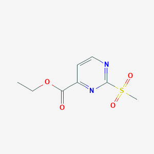 molecular formula C8H10N2O4S B1500003 Ethyl 2-(methylsulfonyl)pyrimidine-4-carboxylate CAS No. 503072-46-6