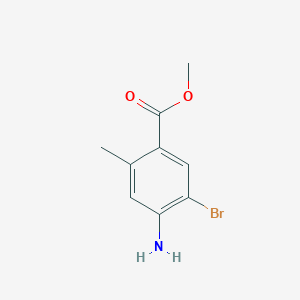 molecular formula C9H10BrNO2 B1500016 Methyl 4-amino-5-bromo-2-methylbenzoate CAS No. 1131588-00-5