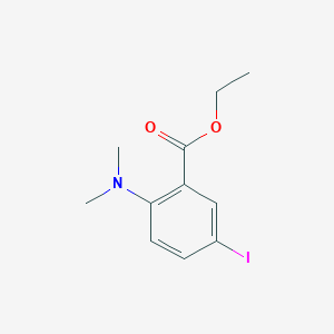 molecular formula C11H14INO2 B1500019 Ethyl 2-(dimethylamino)-5-iodobenzoate CAS No. 1131605-33-8