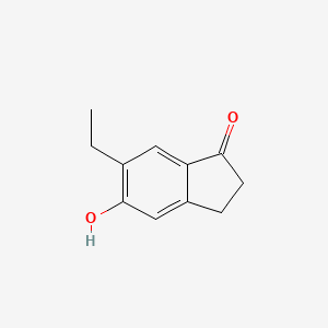 molecular formula C11H12O2 B1500020 6-Ethyl-5-hydroxy-2,3-dihydro-1H-inden-1-one CAS No. 760994-01-2