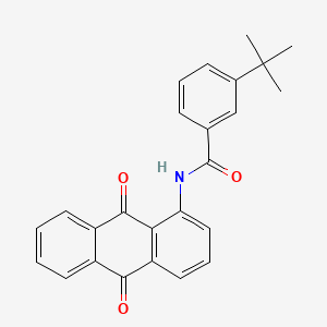 3-tert-butyl-N-(9,10-dioxo-9,10-dihydroanthracen-1-yl)benzamide