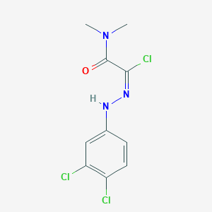 2-Chloro-2-[2-(3,4-dichlorophenyl)hydrazono]-N,N-dimethylacetamide