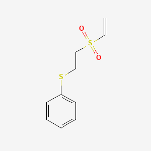 molecular formula C10H12O2S2 B15000272 {[2-(Ethenylsulfonyl)ethyl]sulfanyl}benzene 