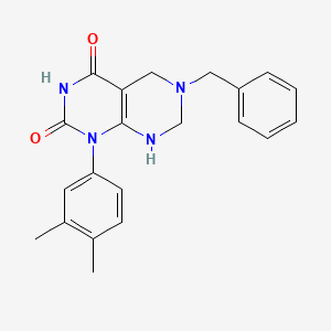 6-benzyl-1-(3,4-dimethylphenyl)-2-hydroxy-5,6,7,8-tetrahydropyrimido[4,5-d]pyrimidin-4(1H)-one