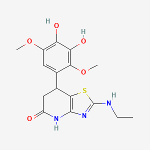 7-(3,4-dihydroxy-2,5-dimethoxyphenyl)-2-(ethylamino)-6,7-dihydro[1,3]thiazolo[4,5-b]pyridin-5(4H)-one