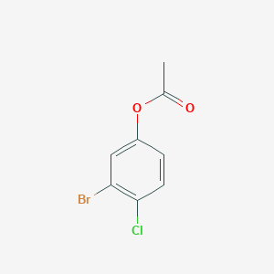 molecular formula C8H6BrClO2 B1500049 1-Acetoxy-3-bromo-4-chlorobenzene CAS No. 933585-10-5