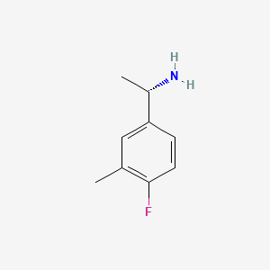 B1500050 (S)-1-(4-Fluoro-3-methylphenyl)ethanamine CAS No. 1213299-63-8