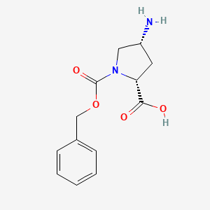 (2R,4R)-4-Amino-1-((benzyloxy)carbonyl)pyrrolidine-2-carboxylic acid