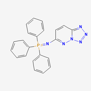 molecular formula C22H17N6P B15000598 6-[(Triphenyl-lambda~5~-phosphanylidene)amino]tetrazolo[1,5-b]pyridazine CAS No. 6383-30-8