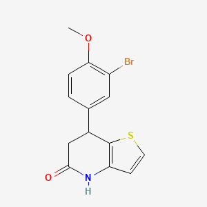 7-(3-bromo-4-methoxyphenyl)-6,7-dihydrothieno[3,2-b]pyridin-5(4H)-one