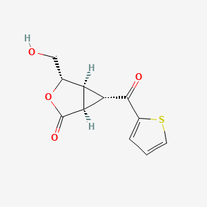 (1S,4S,5S,6S)-4-(hydroxymethyl)-6-(thiophen-2-ylcarbonyl)-3-oxabicyclo[3.1.0]hexan-2-one