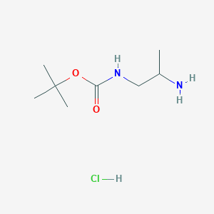 molecular formula C8H19ClN2O2 B1500062 1-N-Boc-Propane-1,2-diamine hydrochloride CAS No. 1179361-38-6