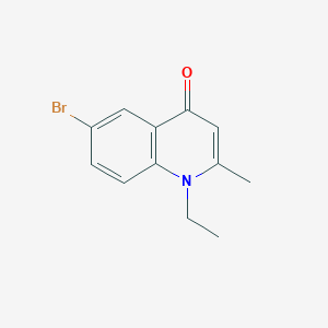 6-bromo-1-ethyl-2-methyl-4(1H)-quinolinone