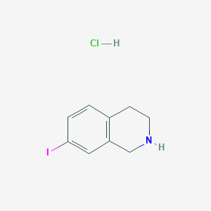 molecular formula C9H11ClIN B1500068 7-Iodo-1,2,3,4-tetrahydroisoquinoline hydrochloride 