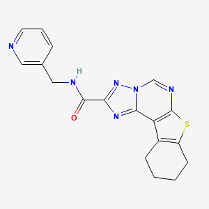 N-(3-Pyridinylmethyl)-8,9,10,11-tetrahydro[1]benzothieno[3,2-E][1,2,4]triazolo[1,5-C]pyrimidine-2-carboxamide