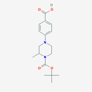 4-(4-(tert-Butoxycarbonyl)-3-methylpiperazin-1-yl)benzoic acid