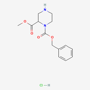 1-Benzyl 2-methyl piperazine-1,2-dicarboxylate hydrochloride