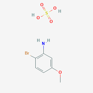 molecular formula C7H10BrNO5S B1500088 2-Bromo-5-methoxyaniline sulphate CAS No. 1185006-97-6