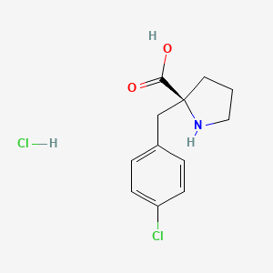 (S)-2-(4-Chlorobenzyl)pyrrolidine-2-carboxylic acid hydrochloride