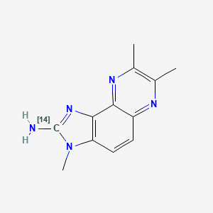 3,7,8-Trimethyl(214C)imidazolo[4,5-f]quinoxalin-2-amine