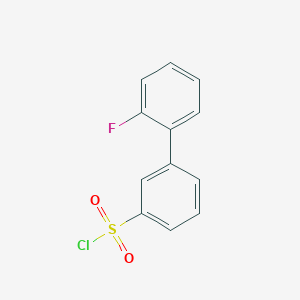 molecular formula C12H8ClFO2S B1500103 2'-Fluoro-biphenyl-3-sulfonyl chloride 