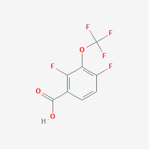 molecular formula C8H3F5O3 B1500106 2,4-Difluoro-3-(trifluoromethoxy)benzoic acid CAS No. 1119454-13-5