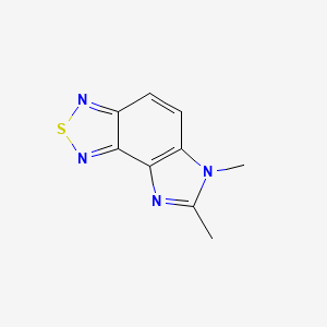 molecular formula C9H8N4S B15001086 6,7-dimethyl-6H-imidazo[4,5-e][2,1,3]benzothiadiazole 