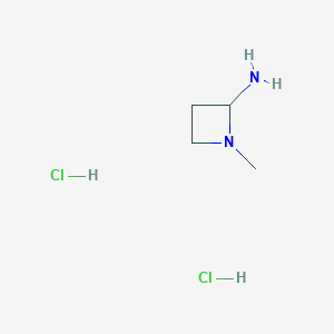 molecular formula C4H12Cl2N2 B1500120 1-Methyl-azetidin-2-ylamine dihydrochloride CAS No. 1188263-88-8