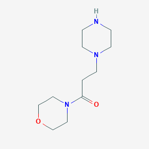 molecular formula C11H21N3O2 B1500121 1-Morpholin-4-yl-3-piperazin-1-yl-propan-1-one CAS No. 886363-67-3