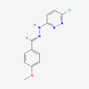 3-chloro-6-[(2E)-2-(4-methoxybenzylidene)hydrazinyl]pyridazine