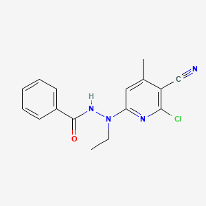 N'-(6-chloro-5-cyano-4-methylpyridin-2-yl)-N'-ethylbenzohydrazide