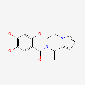 (1-methyl-3,4-dihydropyrrolo[1,2-a]pyrazin-2(1H)-yl)(2,4,5-trimethoxyphenyl)methanone