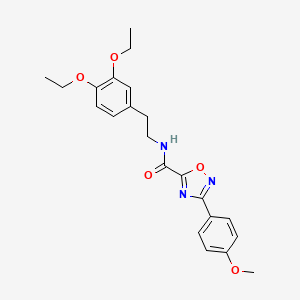 N-[2-(3,4-diethoxyphenyl)ethyl]-3-(4-methoxyphenyl)-1,2,4-oxadiazole-5-carboxamide