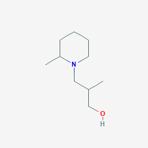 molecular formula C10H21NO B1500137 2-Methyl-3-(2-methyl-piperidin-1-yl)-propan-1-ol CAS No. 60792-85-0