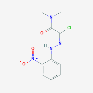 2-Chloro-N,N-dimethyl-2-[2-(2-nitrophenyl)hydrazono]acetamide